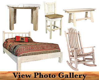 Handcrafted Amish Log Furniture