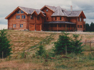 Dream Castle Amish Log Home