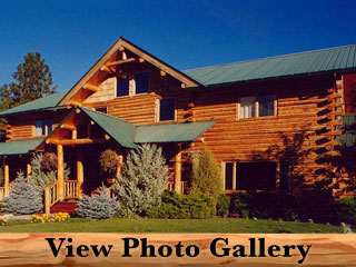 Peaceful Lodge Amish Log Home