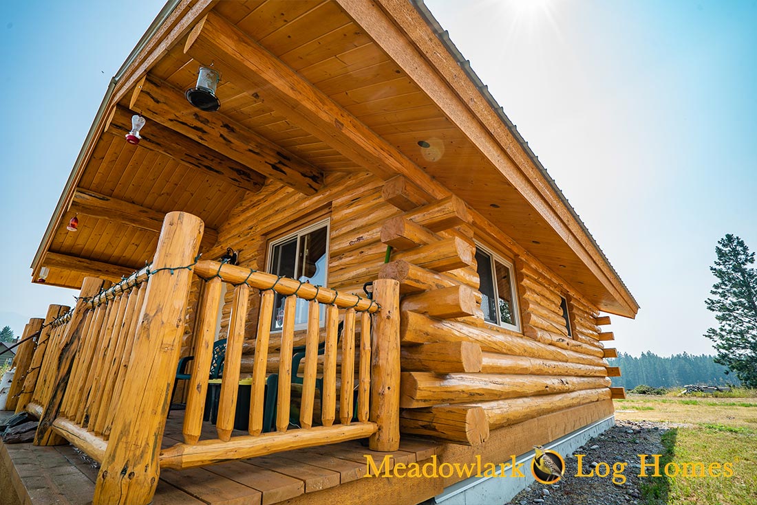 Montana Cabin 18x24 Meadowlark Log Homes