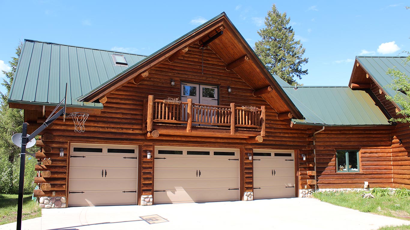 Garages And Barns Meadowlark Log Homes