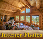Lakeside Montana Log Home Interior
