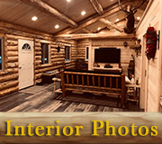 Meadowlark Rancher Single Level Log Home Interior