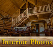 Priest Lake Log Lodge Interior