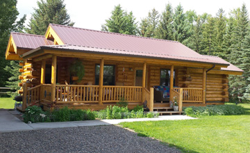 Livingston Cabin Amish Log Home