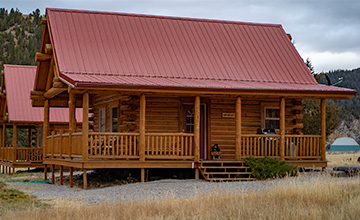 Montana Retreat Amish Log Cabin