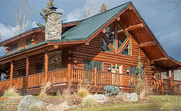 Swiss Chalet Amish Log Chalet