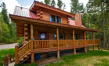 Hungry Horse Montana Log Home