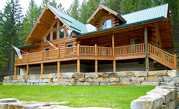 Ten Lakes Montana Log Lodge