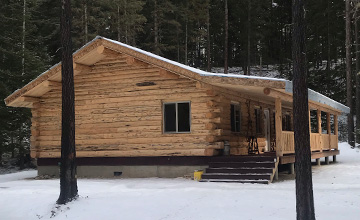 Meadowlark Rancher Single Level Log Home