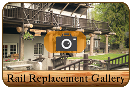 Lake McDonald Lodge Cedar Railing Replacement