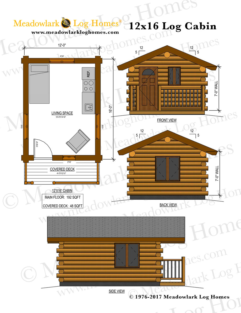 small hunting cabin floor plans